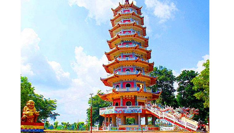 Pagoda Pulau Kemaro di Palembang, Sumatera Selatan (Sumber: Metro Palembang) Pagoda Pulau Kemaro di Palembang, Sumatera Selatan (Sumber: Metro Palembang)