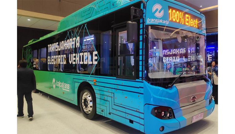 Bus listrik Transjakarta (Sumber foto: Kompas.com) Bus listrik Transjakarta (Sumber foto: Kompas.com)
