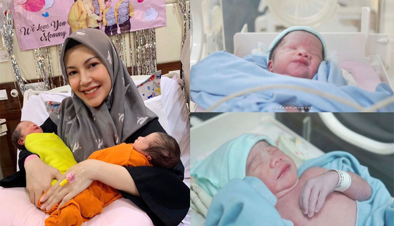 Ratna Galih Melahirkan Sepasang Bayi Kembarnya secara caesar, ia mendapatkan anak ke empat dan kelimanya ini dengan cara program bayi tabung. (Foto: Instagram/ @ratnagalih) Ratna Galih Melahirkan Sepasang Bayi Kembarnya secara caesar, ia mendapatkan anak ke empat dan kelimanya ini dengan cara program bayi tabung. (Foto: Instagram/ @ratnagalih)