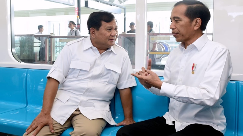 Prabowo dan Jokowi bertemu di MRT (foto: (Muchlis Jr/Biro Pers Sekretariat Presiden) Prabowo dan Jokowi bertemu di MRT (foto: (Muchlis Jr/Biro Pers Sekretariat Presiden)