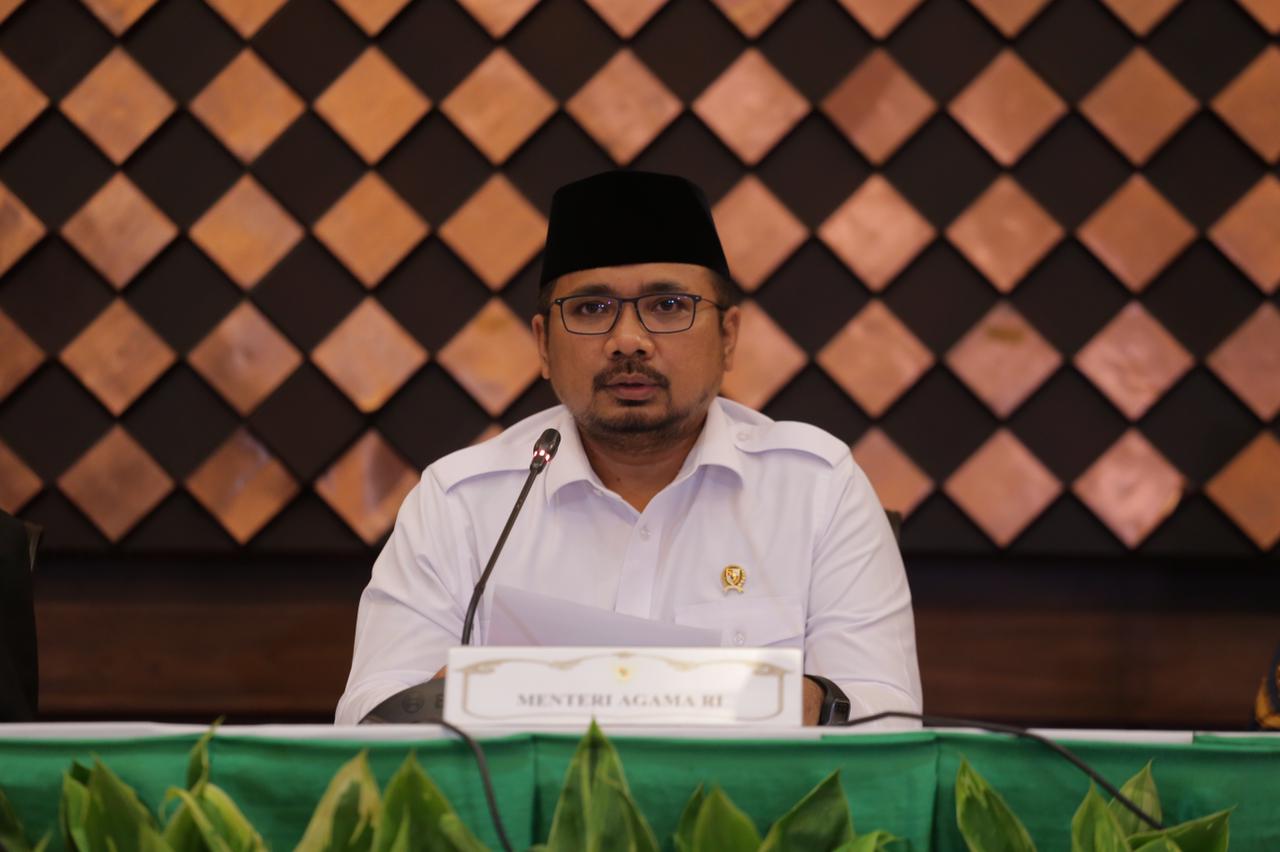 Menteri Agama Yaqut Cholil Qoumas. Foto: Kemenag Menteri Agama Yaqut Cholil Qoumas. Foto: Kemenag