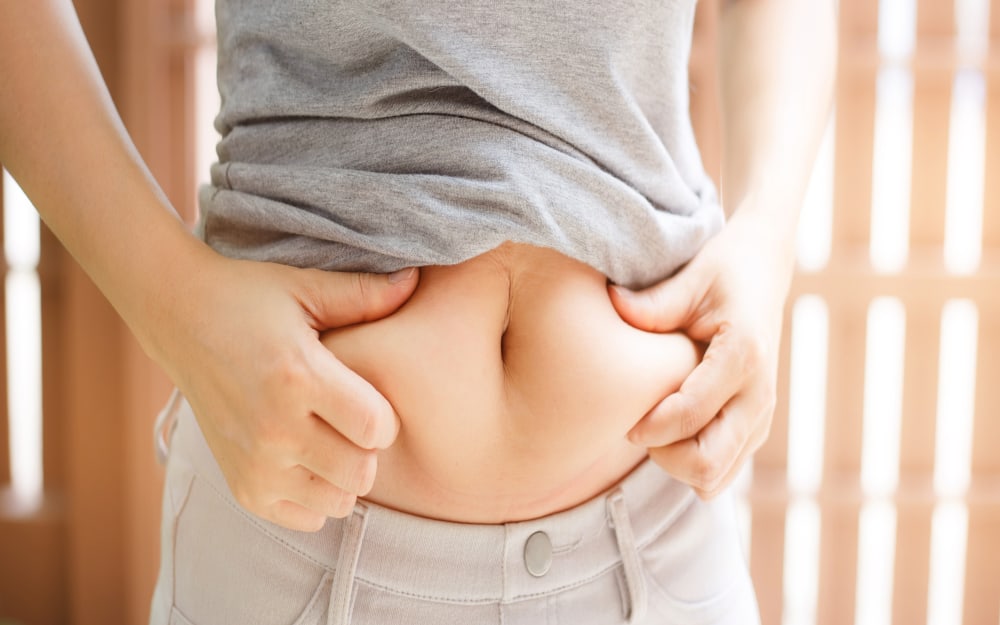 ilustrasi perut buncit. foto: shutterstock ilustrasi perut buncit. foto: shutterstock