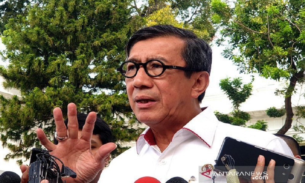 Menteri Hukum dan HAM (Menkumham), Yasonna H Laoly. FOTO: Antara Menteri Hukum dan HAM (Menkumham), Yasonna H Laoly. FOTO: Antara