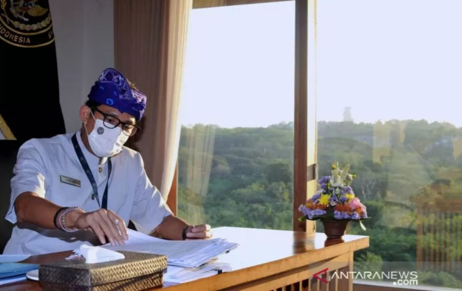 Menteri Pariwisata dan Ekonomi Kreatif (Menparekraf) Sandiaga Salahuddin Uno. Foto: ANTARA FOTO/Fikri Yusuf/aww. Menteri Pariwisata dan Ekonomi Kreatif (Menparekraf) Sandiaga Salahuddin Uno. Foto: ANTARA FOTO/Fikri Yusuf/aww.
