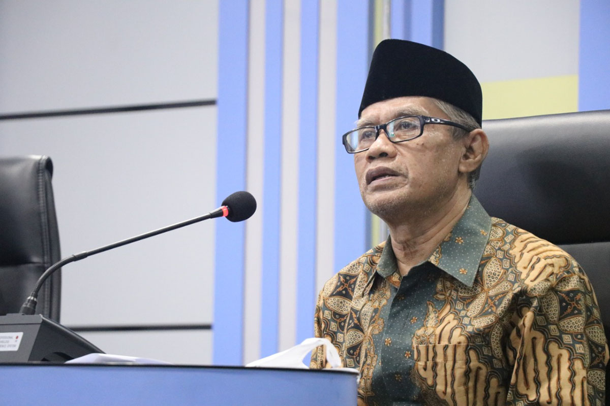 Ketua Umum PP Muhammadiyah Haedar Nashir. (Foto: Humas PP Muhammadiyah) Ketua Umum PP Muhammadiyah Haedar Nashir. (Foto: Humas PP Muhammadiyah)