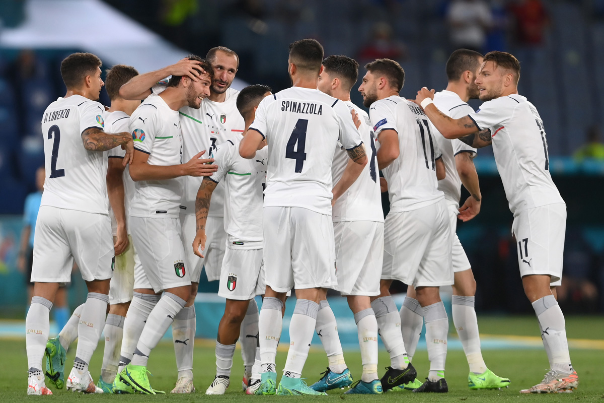 Berikut ini adalah lima fakta jelang pertandingan Piala Eropa 2020 antara Italia vs Swiss. (Foto: Twitter/@azzurri) Berikut ini adalah lima fakta jelang pertandingan Piala Eropa 2020 antara Italia vs Swiss. (Foto: Twitter/@azzurri)