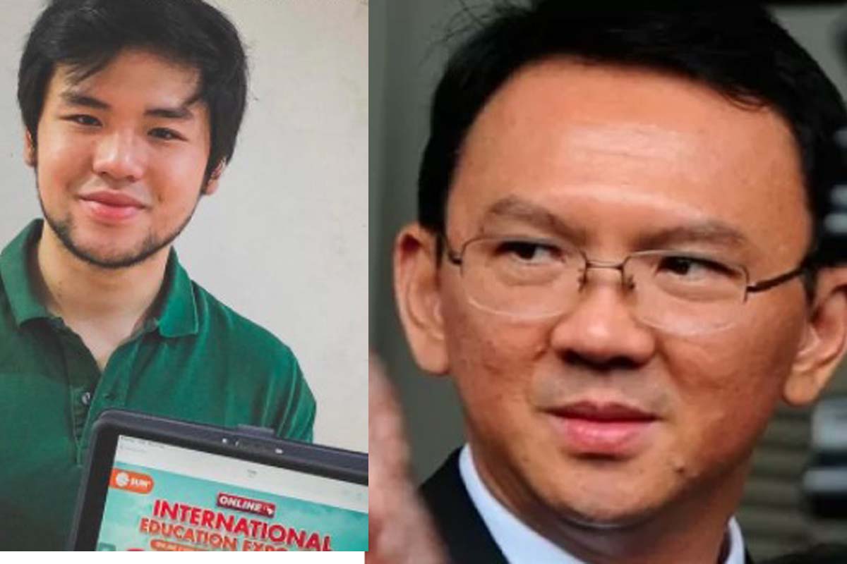 Ahok (kanan) dan putra sulungnya, Nicholas Sean (foto: SC IG @nachoseann dan Antara) Ahok (kanan) dan putra sulungnya, Nicholas Sean (foto: SC IG @nachoseann dan Antara)