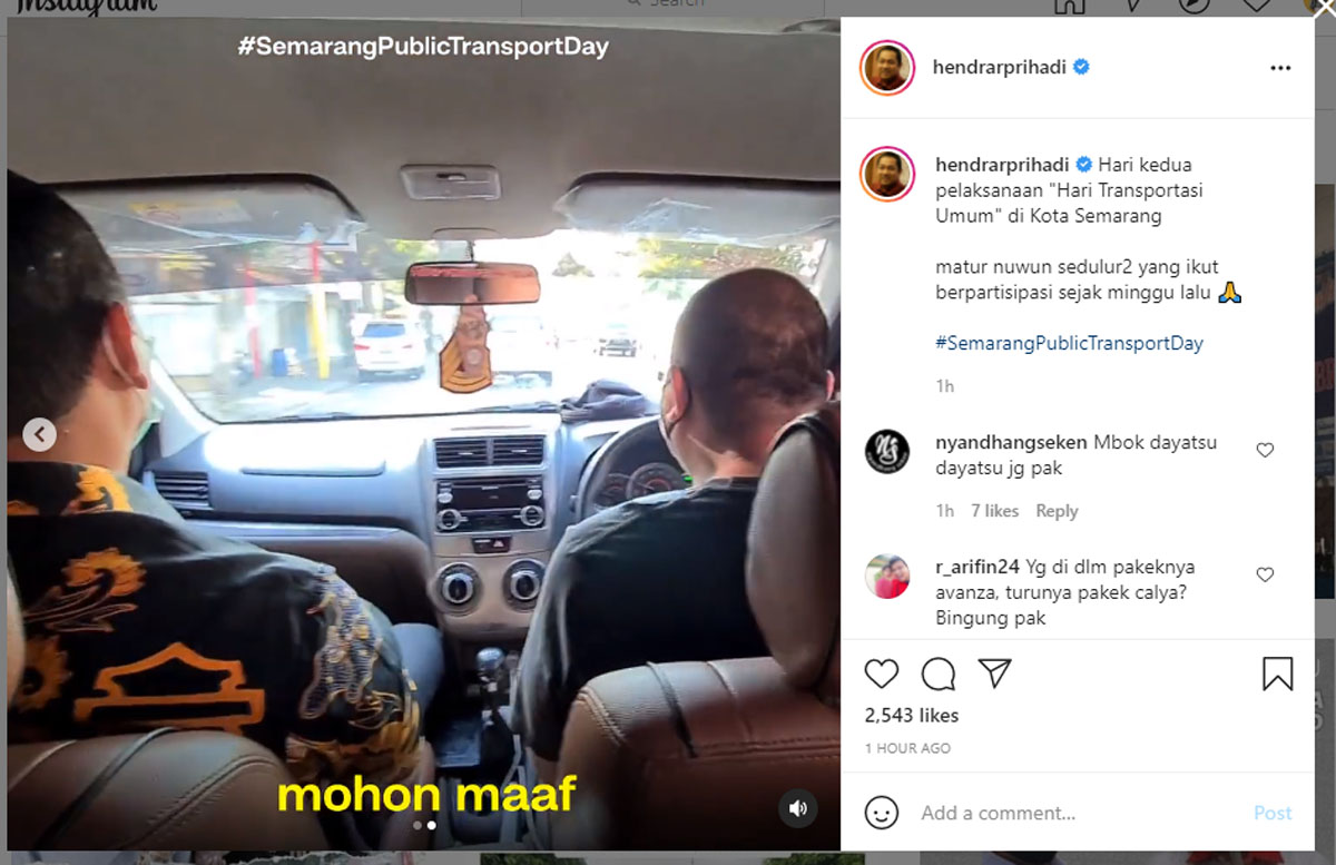 akun resmi Hendrar Prihadi Instagram @hendrarprihadi akun resmi Hendrar Prihadi Instagram @hendrarprihadi
