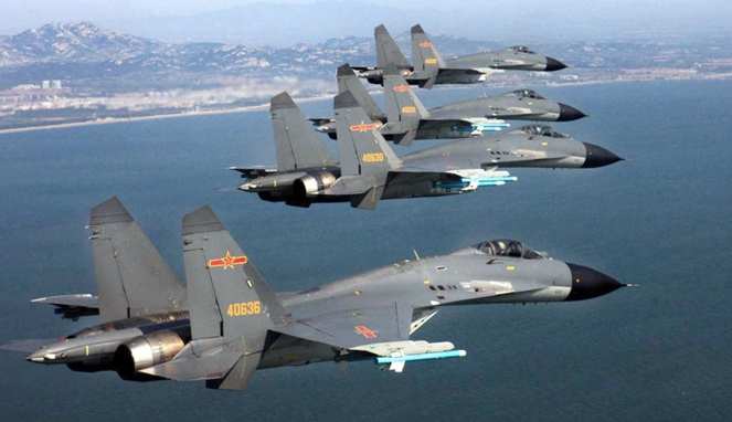 Ilustrasi jet tempur J11 China. Foto: military Ilustrasi jet tempur J11 China. Foto: military