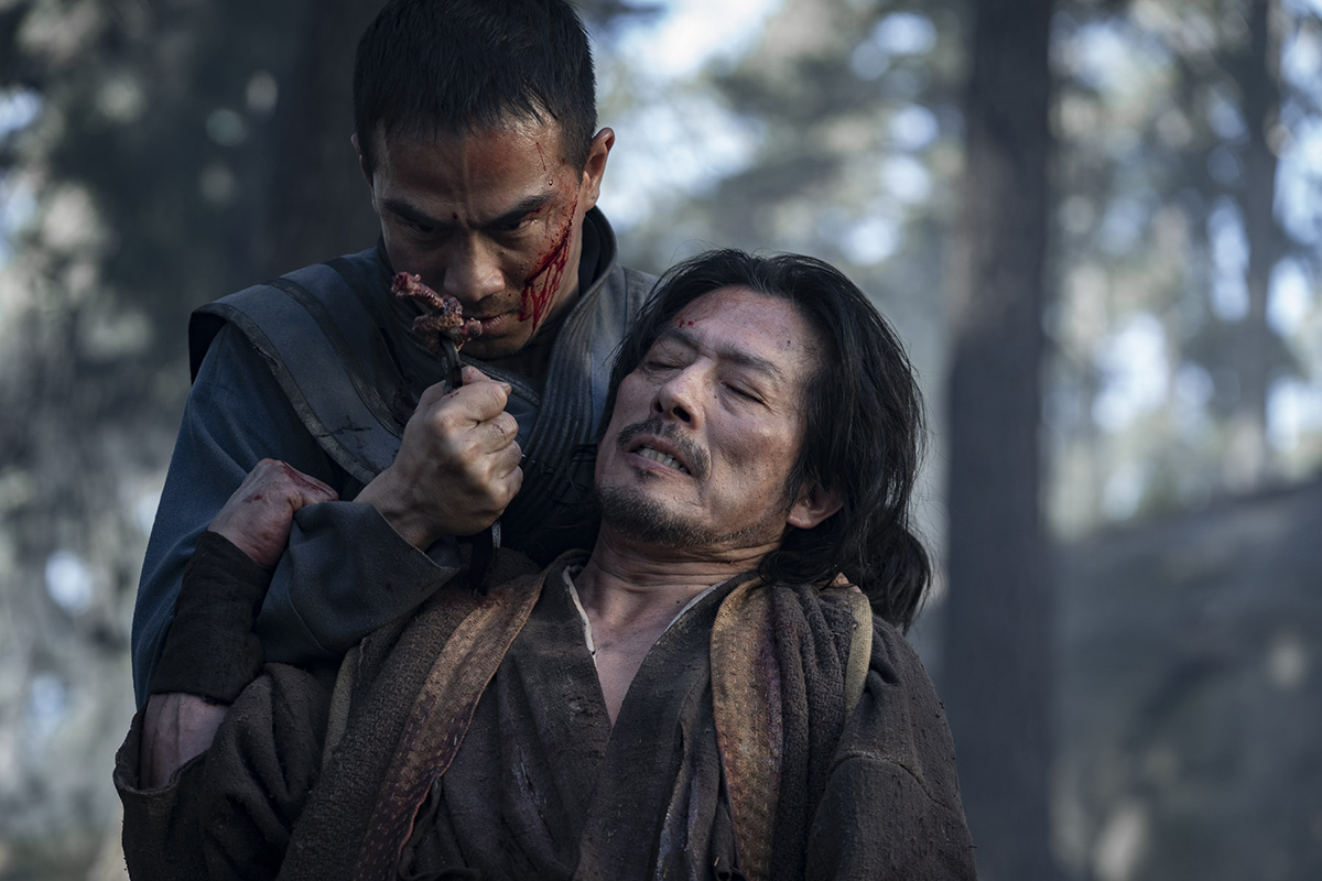 Hiroyuki Sanada dan Joe Taslim dalam film Mortal Kombat. Foto: IMDb Hiroyuki Sanada dan Joe Taslim dalam film Mortal Kombat. Foto: IMDb