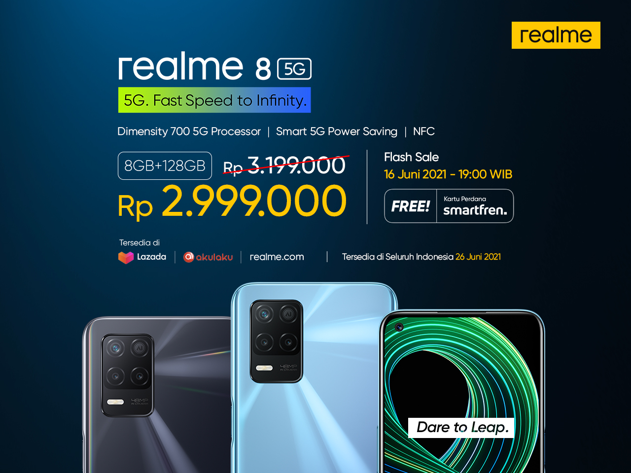 Realme 8 5G. Foto: PR Realme Realme 8 5G. Foto: PR Realme