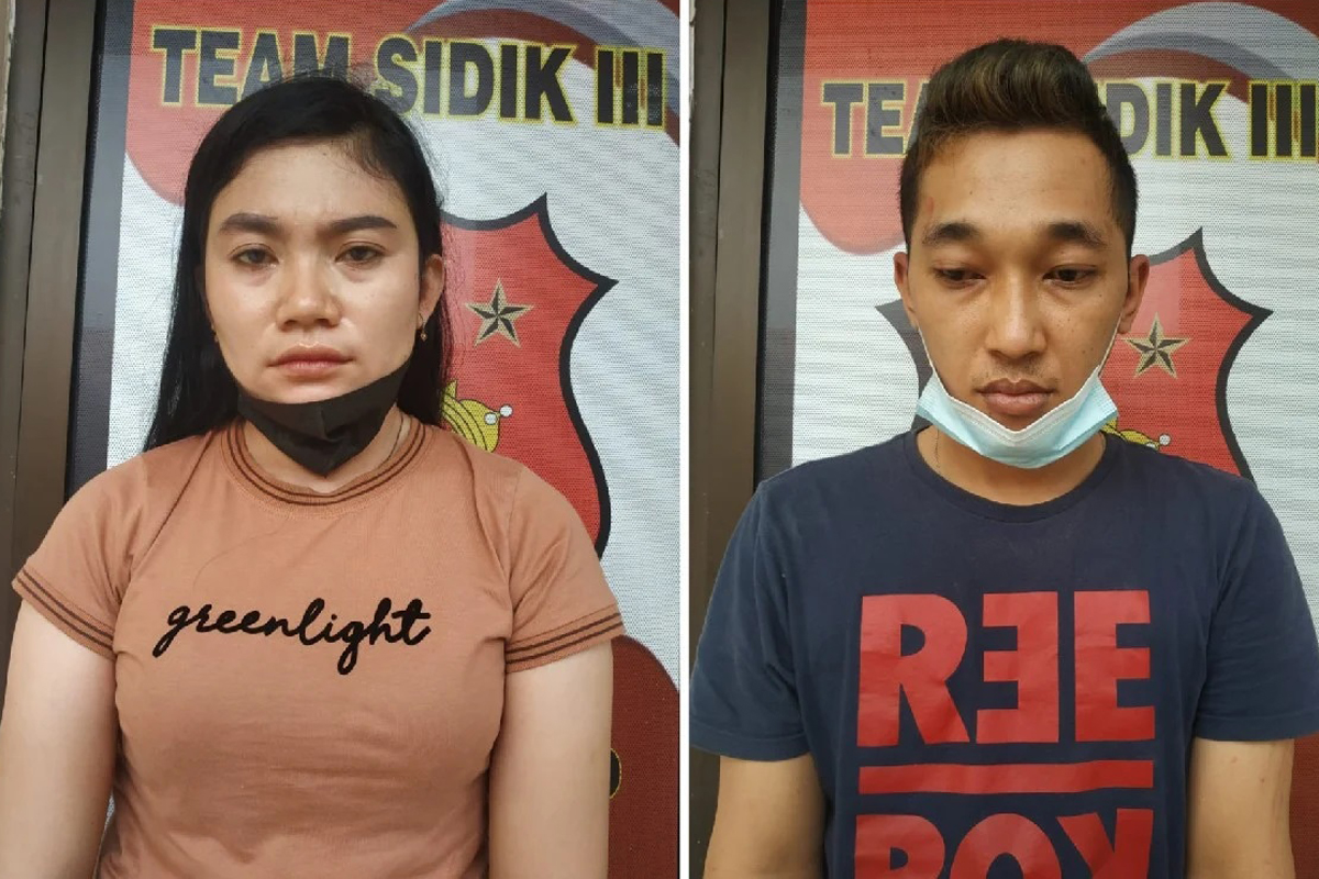 Sejoli yang kompak mencuri, tetapi saat beraksi Diki malah meninggalkan Siti setelah dilempar kursi karyawan rumah sakit. Foto: Dok. Polsek Sukolilo untuk JPNN.com/GenPI.co Sejoli yang kompak mencuri, tetapi saat beraksi Diki malah meninggalkan Siti setelah dilempar kursi karyawan rumah sakit. Foto: Dok. Polsek Sukolilo untuk JPNN.com/GenPI.co