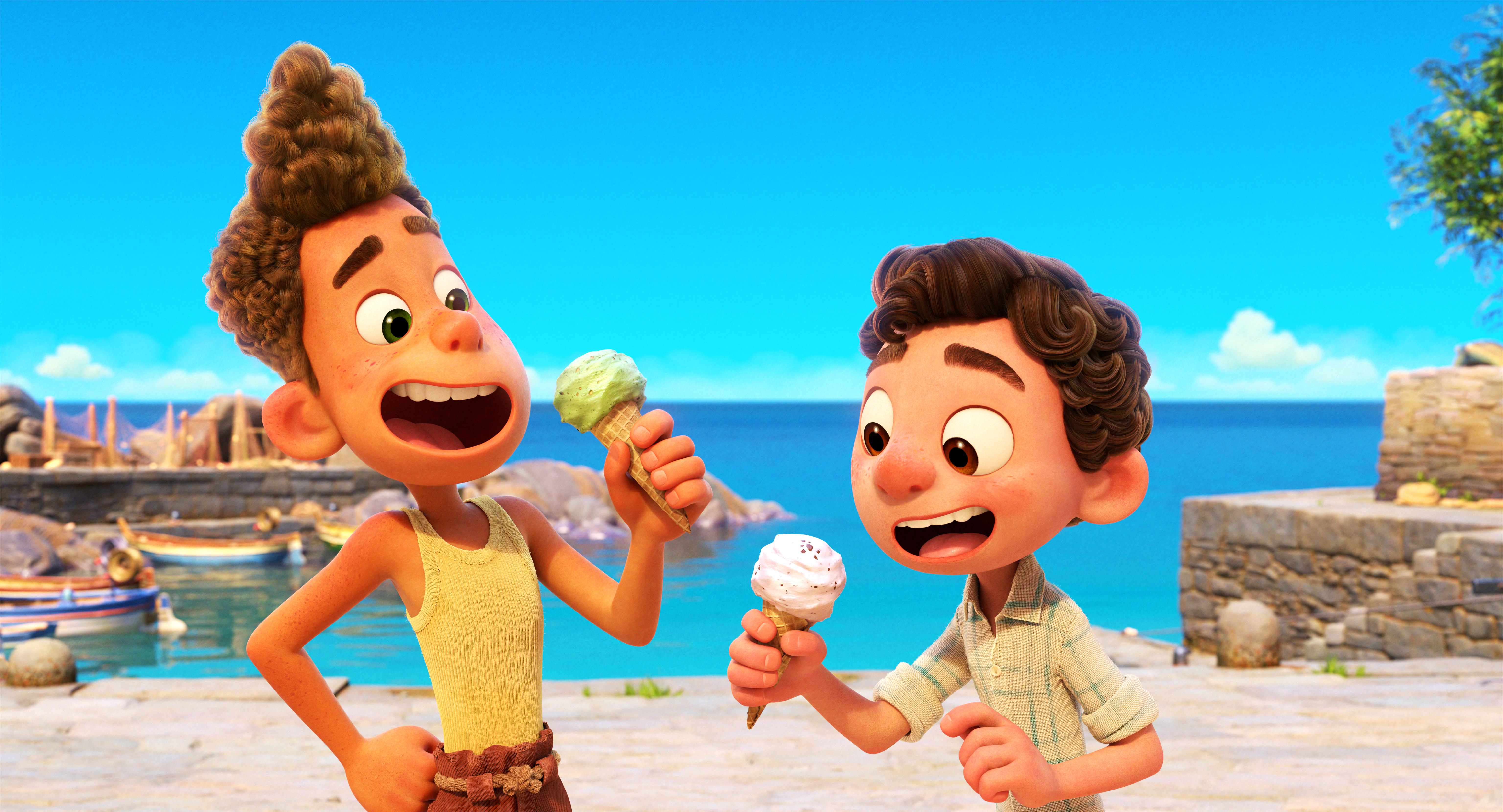 Disney dan Pixar menghadirkan film animasi terbaru Luca.  Foto: PR Disney Indonesia