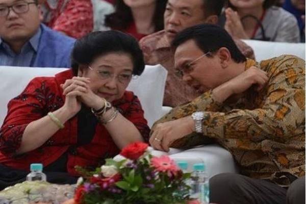 Ketua Umum PDIP Megawati Soekarnoputri dan Basuki Tjahaja Purnama (Ahok). Foto: Instagram @basukibtp Ketua Umum PDIP Megawati Soekarnoputri dan Basuki Tjahaja Purnama (Ahok). Foto: Instagram @basukibtp