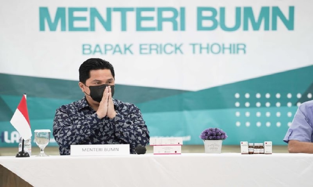 Menteri BUMN Erick Thohir. FOTO: Antara Menteri BUMN Erick Thohir. FOTO: Antara