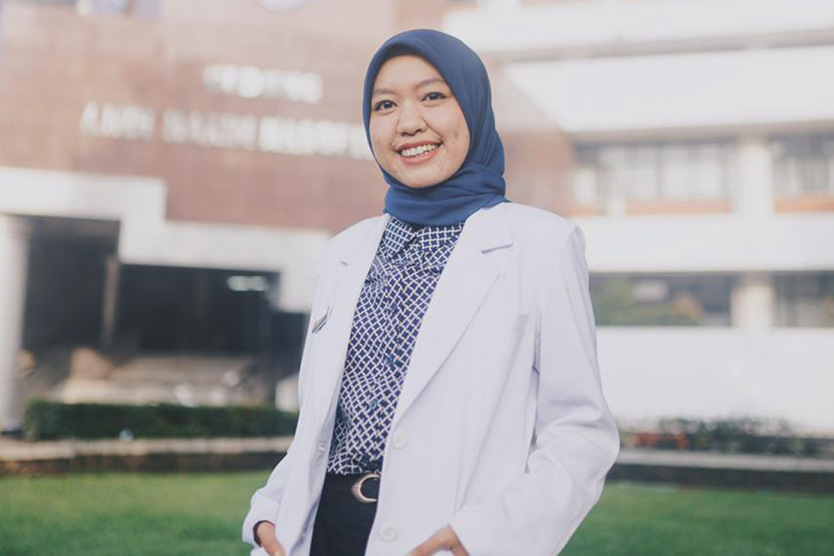 Dokter Hewan Anggia Nur. Foto: Dok Pri Dokter Hewan Anggia Nur. Foto: Dok Pri