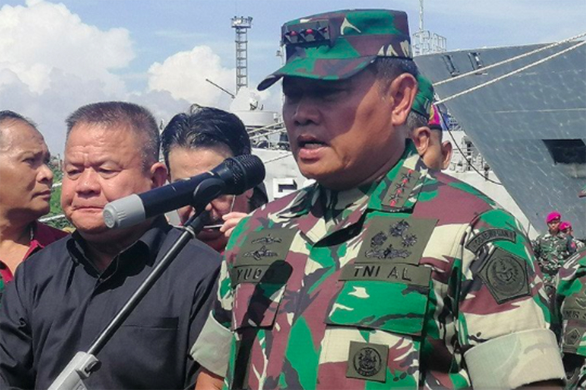 Kepala Staf Angkatan Laut (Kasal) Laksamana TNI Yudo Margono. Foto: Antara Kepala Staf Angkatan Laut (Kasal) Laksamana TNI Yudo Margono. Foto: Antara