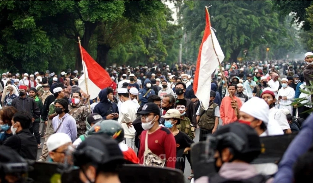 Pendukung Habib Rizieq. Foto: Jpnn/Ricardo Pendukung Habib Rizieq. Foto: Jpnn/Ricardo