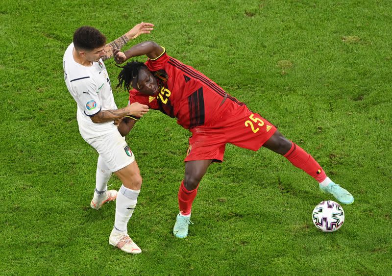 Pernah membuat Timnas Italia berantakan di Piala Eropa 2020, Jeremy Doku membuat Liverpool tergila-gila. (foto: Reuters) Pernah membuat Timnas Italia berantakan di Piala Eropa 2020, Jeremy Doku membuat Liverpool tergila-gila. (foto: Reuters)