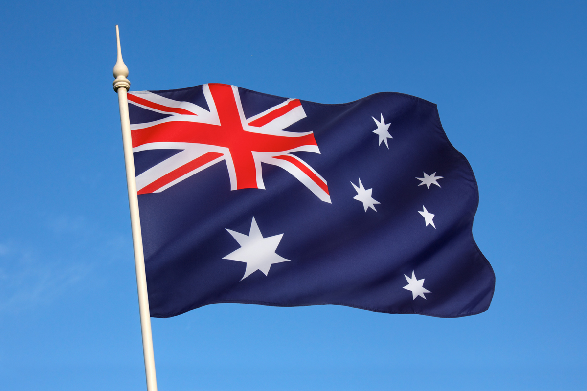 Bendera Australia. Foto: Twenty20photos/Elementsenvato Bendera Australia. Foto: Twenty20photos/Elementsenvato