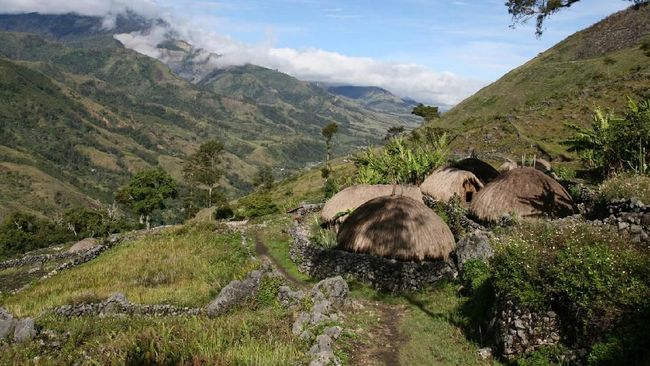 Lembah Baliem di Papua. Foto: Istockphoto/andersen_oystein. Lembah Baliem di Papua. Foto: Istockphoto/andersen_oystein.