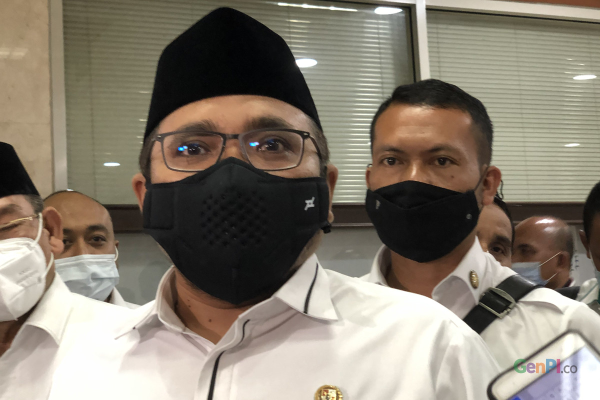 Menteri Agama Yaqut Cholil Qoumas alias Gus Yaqut. Foto: Mia Kamila/GenPI.co Menteri Agama Yaqut Cholil Qoumas alias Gus Yaqut. Foto: Mia Kamila/GenPI.co