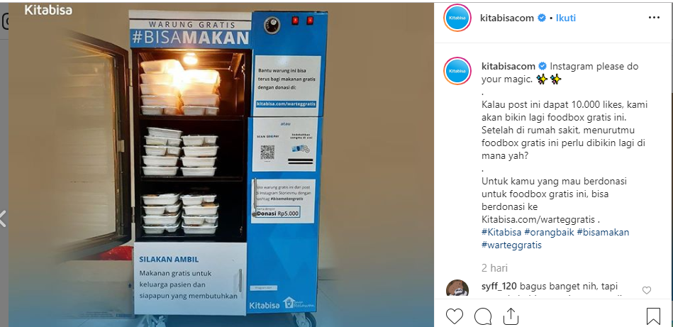 Di Rumah Sakit ini, ada Makanan Gratis untuk Keluarga Pasien