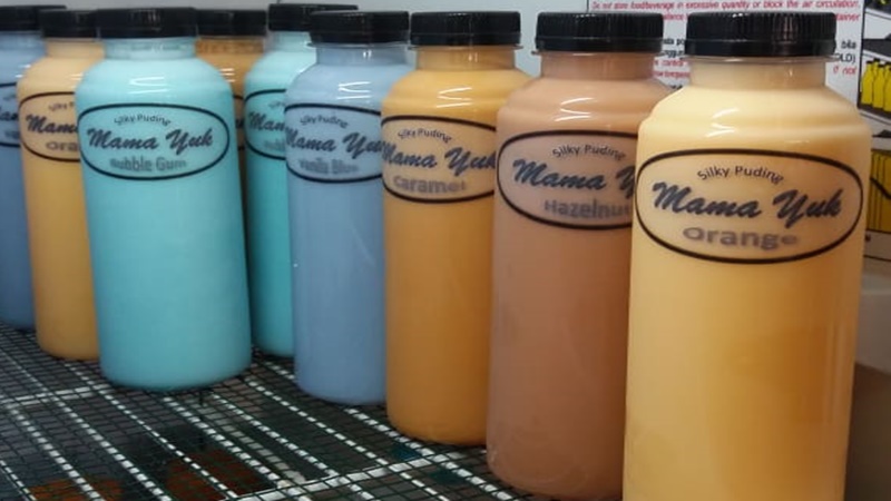Puding merek Mama Yuk buatan Yuli (foto: Yuli) Puding merek Mama Yuk buatan Yuli (foto: Yuli)