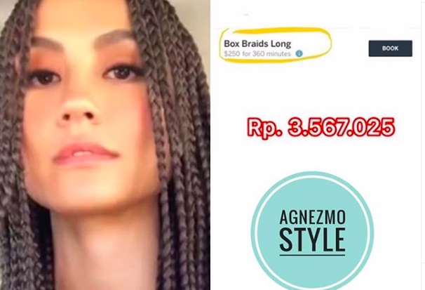 Terungkap Biaya  Kepang  Rambut  Agnez Mo Senilai Rp 3 5 Juta