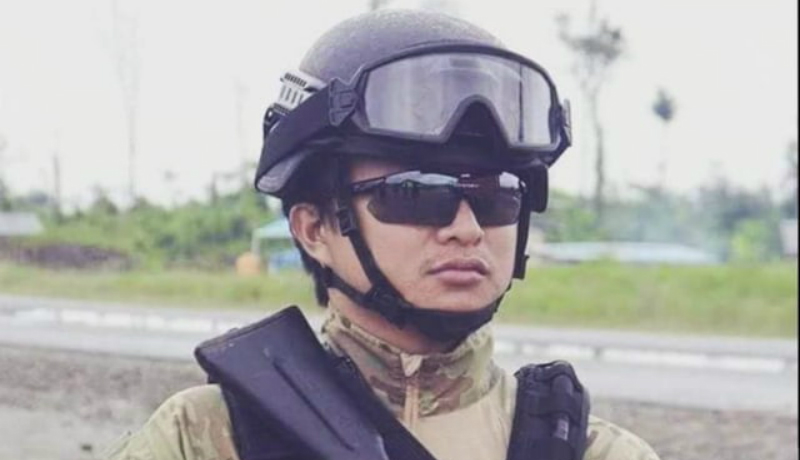Briptu Heidar, anggota Polda Papua yang disandera kelompok kriminal bersenjata kini gugur (Foto : Istimewa) Briptu Heidar, anggota Polda Papua yang disandera kelompok kriminal bersenjata kini gugur (Foto : Istimewa)