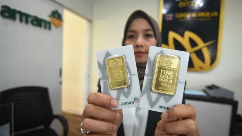  Harga  Logam Mulia  Dunia dan Emas Antam Kompak Mendidih