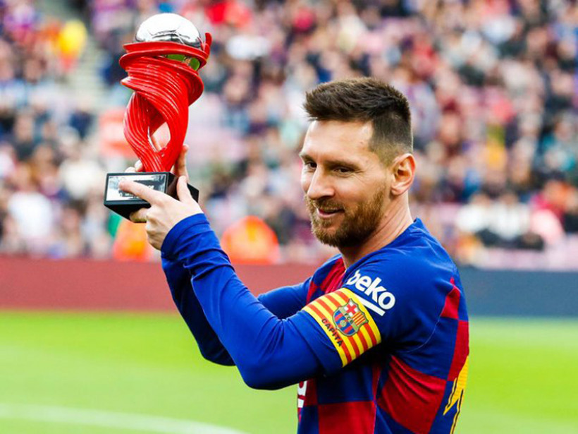 Megabintang Barcelona Lionel Messi. Foto: Twitter/FCBarcelona Megabintang Barcelona Lionel Messi. Foto: Twitter/FCBarcelona