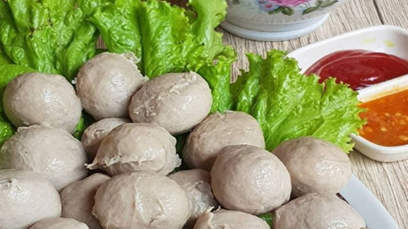 Bakso daging sapi (foto: SC IG @dapoersikoko) Bakso daging sapi (foto: SC IG @dapoersikoko)