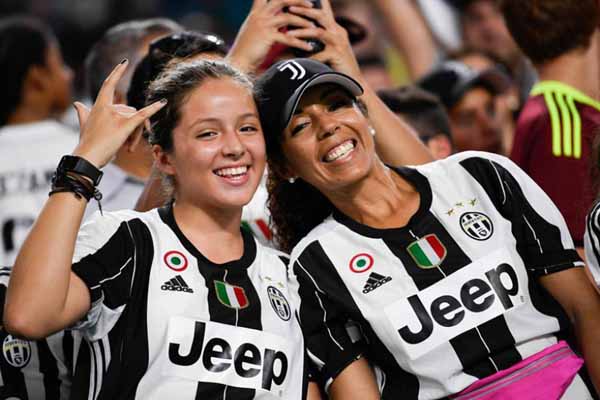 Suporter Juventus. Foto: Juventus Suporter Juventus. Foto: Juventus