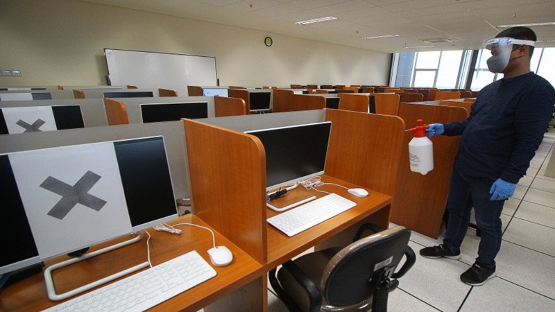 Tempat pelaksanaan UTBK (foto: Antara) Tempat pelaksanaan UTBK (foto: Antara)