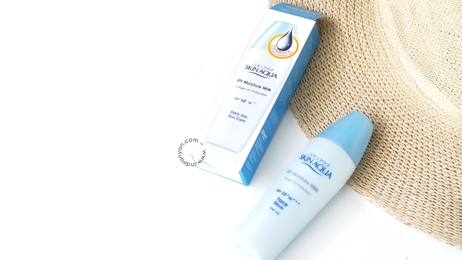 Skin Aqua Sunscreen UV Moisture Milk SPF 50 (foto: what indira lovers) Skin Aqua Sunscreen UV Moisture Milk SPF 50 (foto: what indira lovers)
