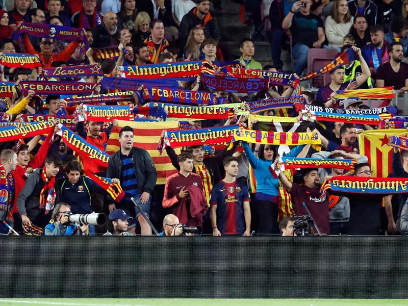 Suporter Barcelona. Foto: FC Barcelona Suporter Barcelona. Foto: FC Barcelona