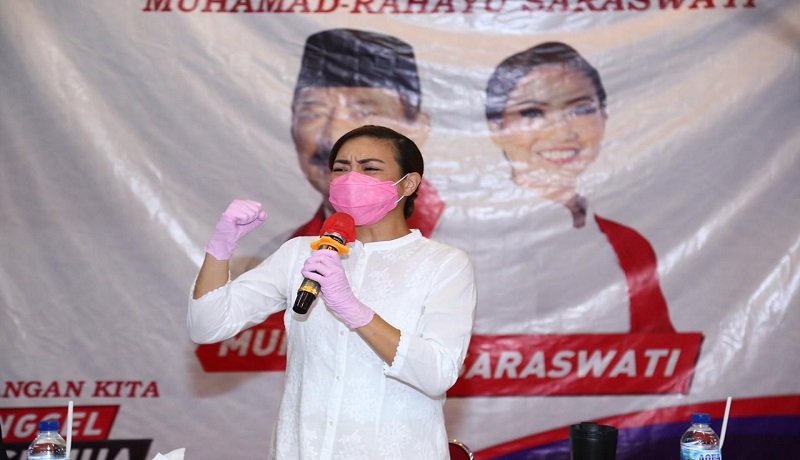 Calon Wakil Walikota Tangsel Rahayu Saraswati. FOTO: Antara Calon Wakil Walikota Tangsel Rahayu Saraswati. FOTO: Antara