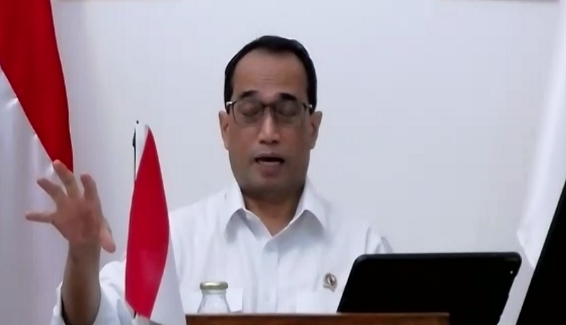 Menteri Perhubungan Budi Karya. (Webinar) Menteri Perhubungan Budi Karya. (Webinar)