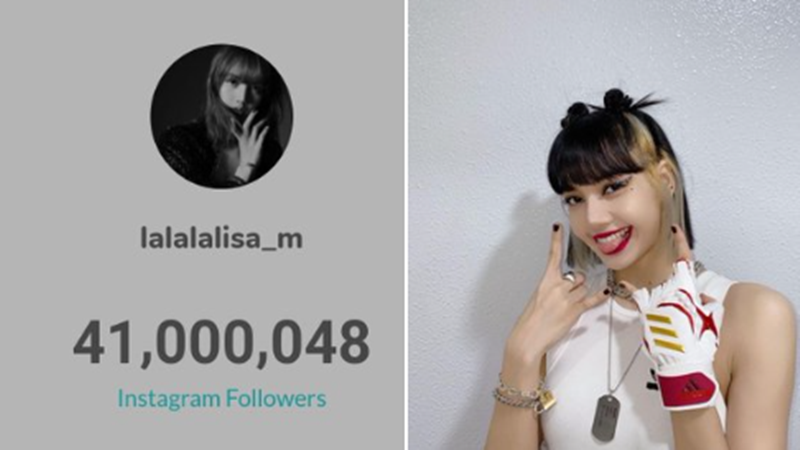 Lisa Blackpink, follower-nya di Instagram tembus 41 juta (sumber foto: SC Twitter @CHARTS_LISA) Lisa Blackpink, follower-nya di Instagram tembus 41 juta (sumber foto: SC Twitter @CHARTS_LISA)