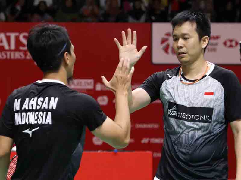Mohammad Ahsan/Hendra Setiawan. Foto: PBSI Mohammad Ahsan/Hendra Setiawan. Foto: PBSI