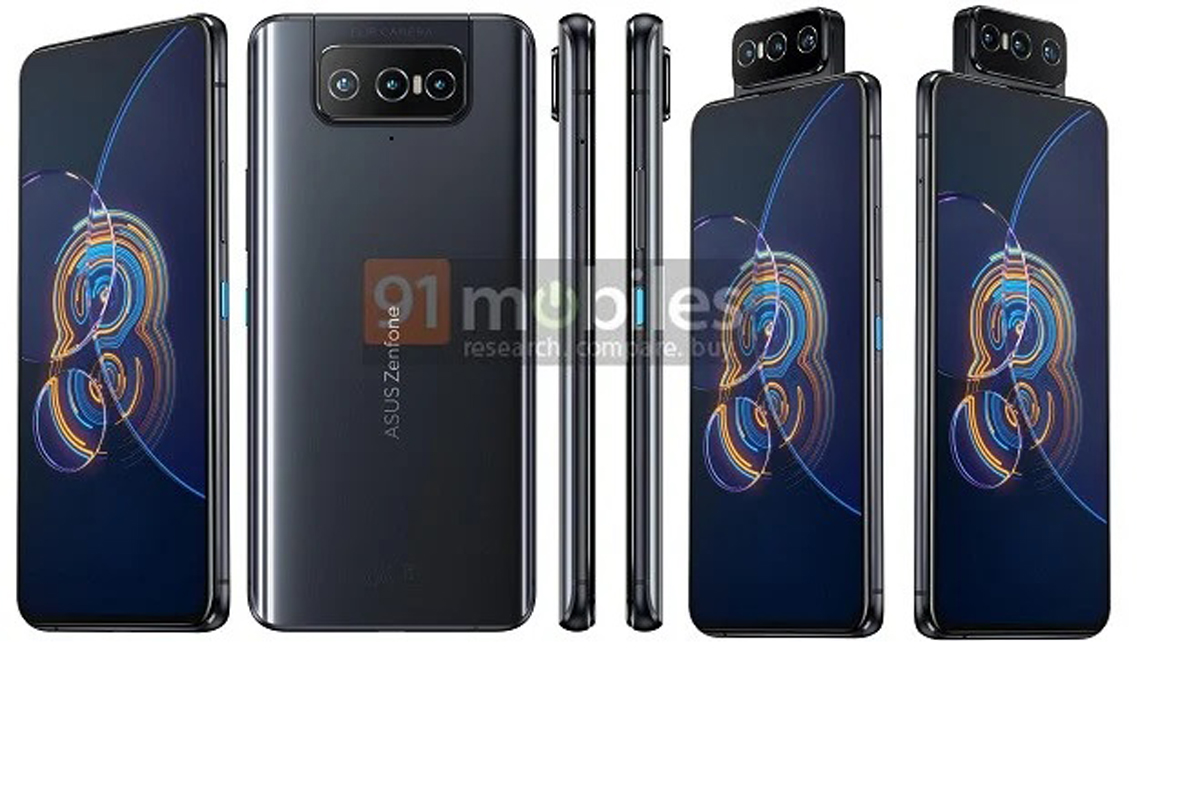 Bocoran penampakan Asus Zenfone 8 Series. Foto: 91Mobiles Bocoran penampakan Asus Zenfone 8 Series. Foto: 91Mobiles