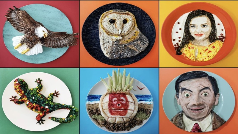 Kreasi Food Art Jolanda Stokkermans (foto: SC IG @demealprepper) Kreasi Food Art Jolanda Stokkermans (foto: SC IG @demealprepper)