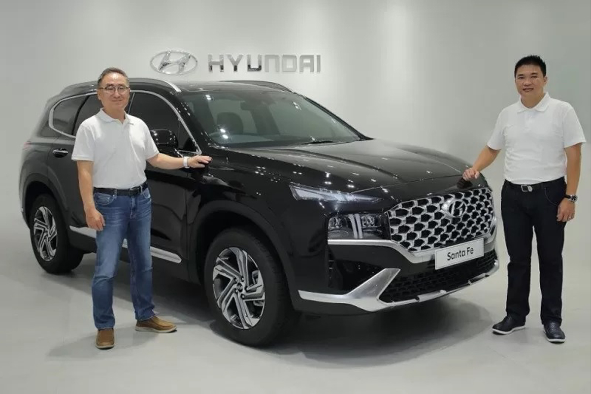 Hyundai New Santa Fe. Foto: Antara/HO Hyundai New Santa Fe. Foto: Antara/HO