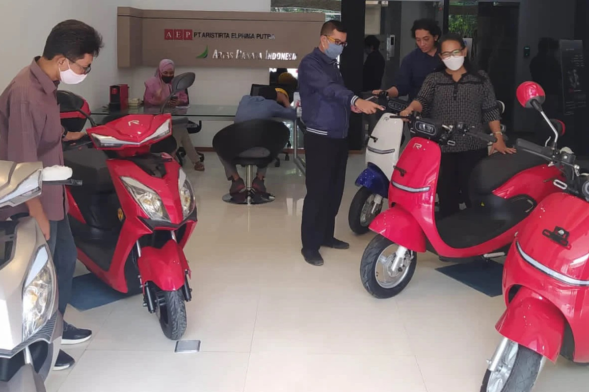 Motor listrik Rakata. Foto: Rakata Motorcycle Jakarta Motor listrik Rakata. Foto: Rakata Motorcycle Jakarta