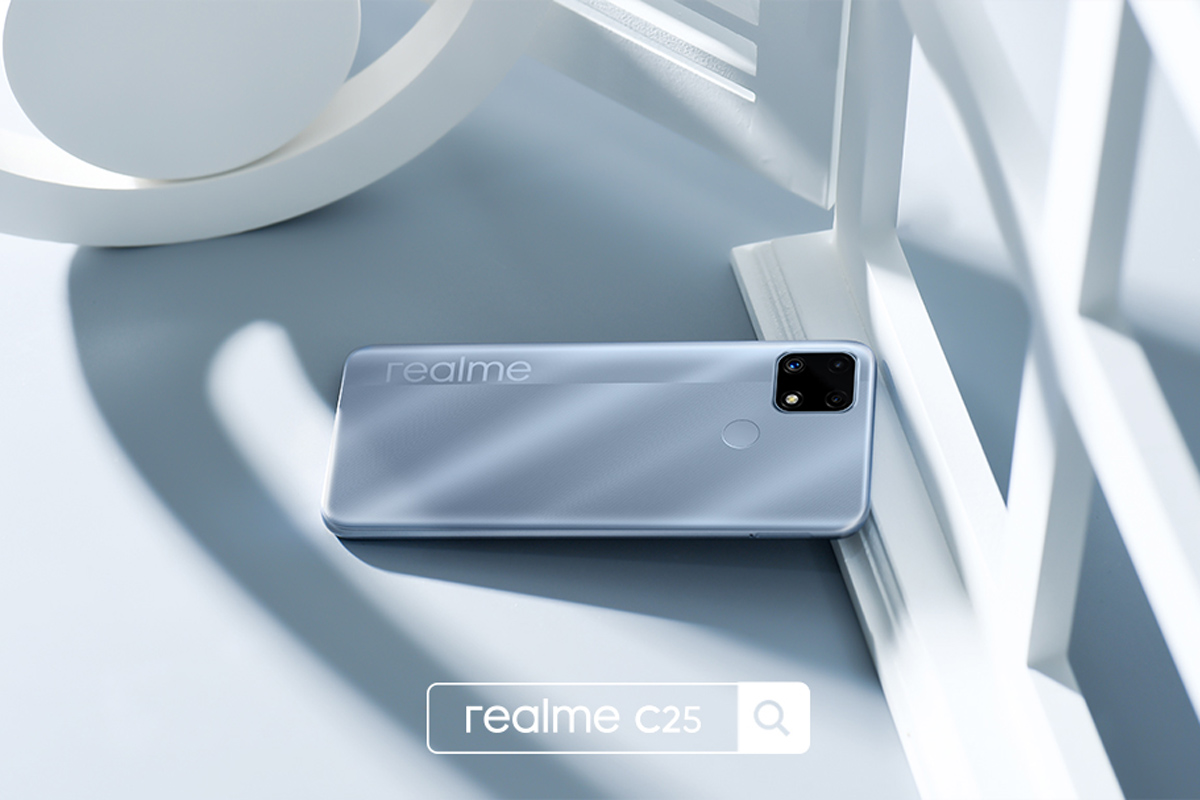 Realme C25. Foto: Twitter/Realmeindonesia Realme C25. Foto: Twitter/Realmeindonesia