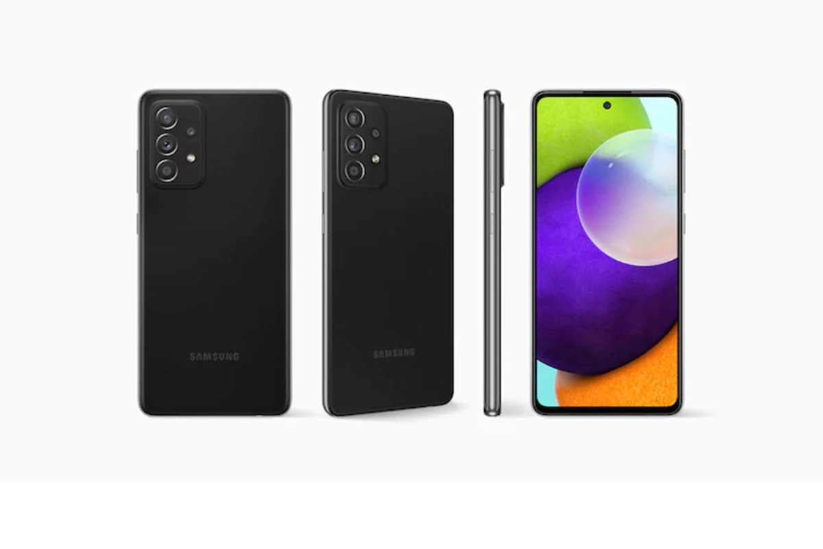 Penampakan Galaxy F52 5G. Foto: 91Mobile Penampakan Galaxy F52 5G. Foto: 91Mobile