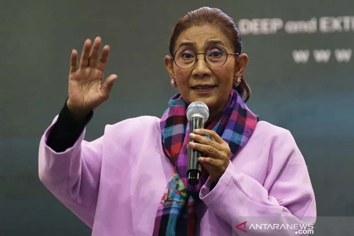 Susi Pudjiastuti. Foto: Rivan Awal Lingga/Antara Susi Pudjiastuti. Foto: Rivan Awal Lingga/Antara