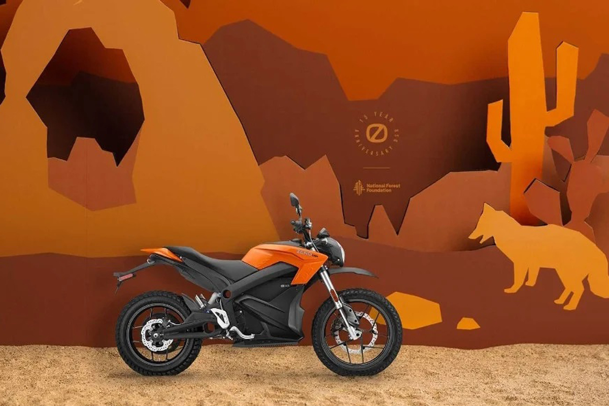 Zero DSR bertema alam. Foto: Zero Motorcycle Zero DSR bertema alam. Foto: Zero Motorcycle