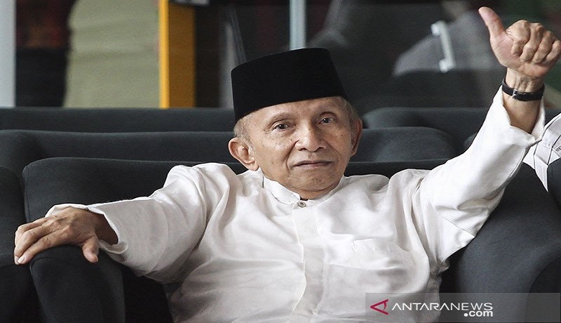 Pendiri Partai Ummat Amien Rais. Foto: Antara Pendiri Partai Ummat Amien Rais. Foto: Antara